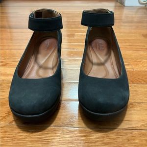 Clarks Mary Jane wedges